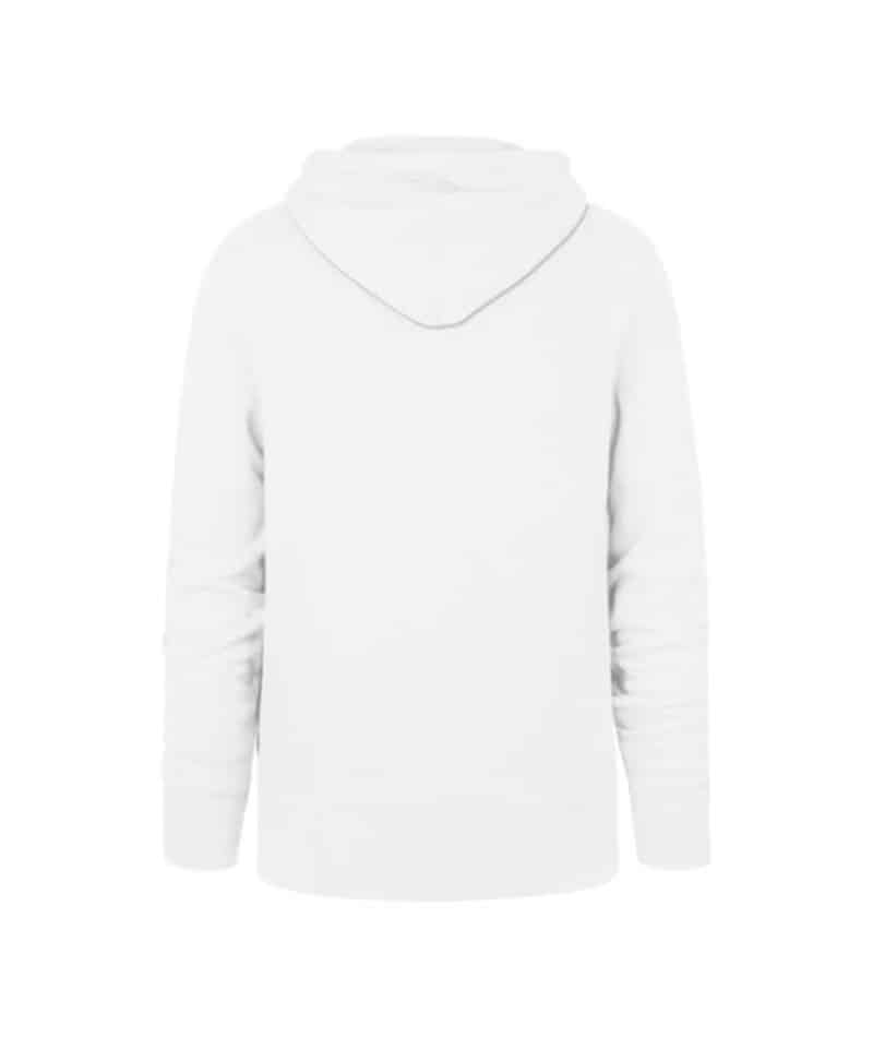 Detroit Red Wings Men's 47 Brand White Wash Pullover Hoodie - Image 2