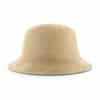 Atlanta Braves 47 Brand Khaki Chambray Ballpark Bucket Hat - Image 3