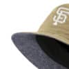 San Francisco Giants 47 Brand Khaki Chambray Ballpark Bucket Hat - Image 2