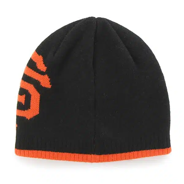 San Francisco Giants Peaks Beanie Black 47 Brand Hat - Image 2