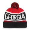 Georgia Bulldogs 47 Brand Red Calgary Cuff Knit Hat - Image 2