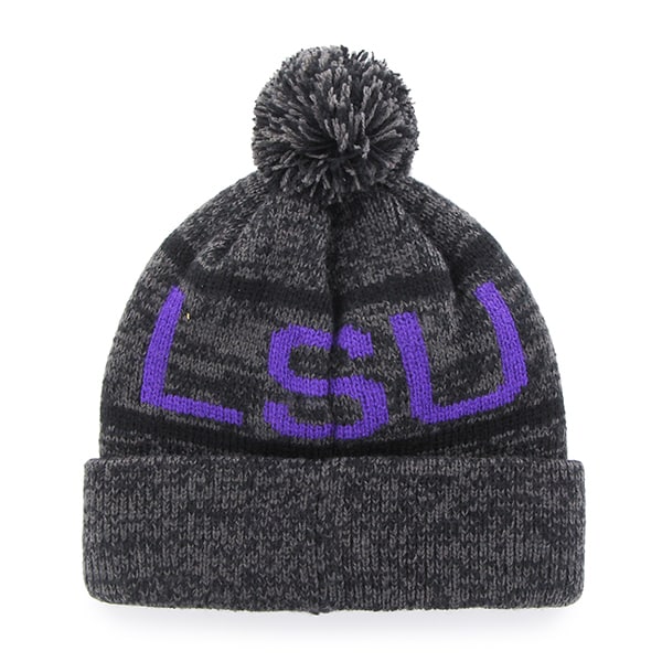 Louisiana State Tigers Lsu Northmont Cuff Knit Charcoal 47 Brand Hat - Image 2