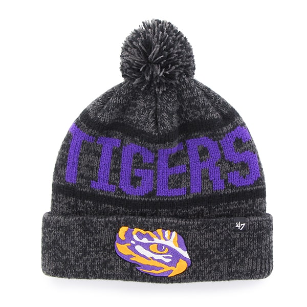 Louisiana State Tigers Lsu Northmont Cuff Knit Charcoal 47 Brand Hat