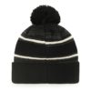 Baltimore Ravens 47 Brand Black Fairfax Cuff Knit Hat - Image 2