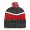 Tampa Bay Buccaneers 47 Brand Holcomb Black Red Cuff Knit Hat - Image 2