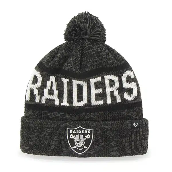 Oakland Raiders Northmont Cuff Knit Charcoal 47 Brand Hat