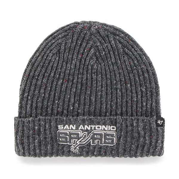 San Antonio Spurs Back Bay Cuff Knit Charcoal 47 Brand Hat