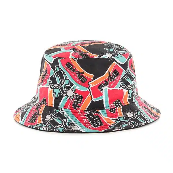 San Antonio Spurs Bravado Seven Bucket White 47 Brand Hat - Image 2