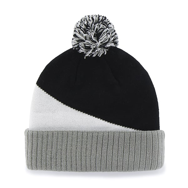 San Antonio Spurs Rockhead Cuff Knit Black 47 Brand Hat - Image 2