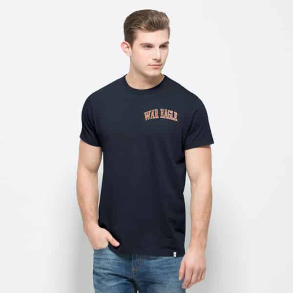 Auburn Tigers Flanker Backer T-Shirt Mens Fall Navy 47 Brand