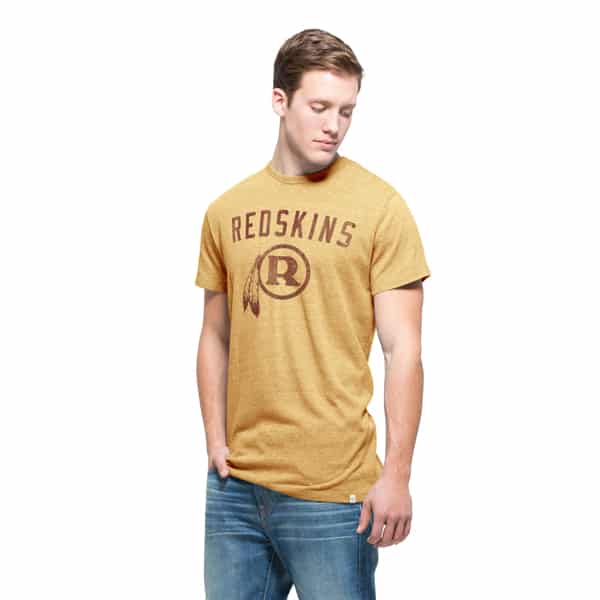 Washington Redskins Tri-State T-Shirt Mens Honey Gold 47 Brand
