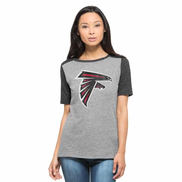 Atlanta Falcons Empire T-Shirt Womens Vintage Grey 47 Brand