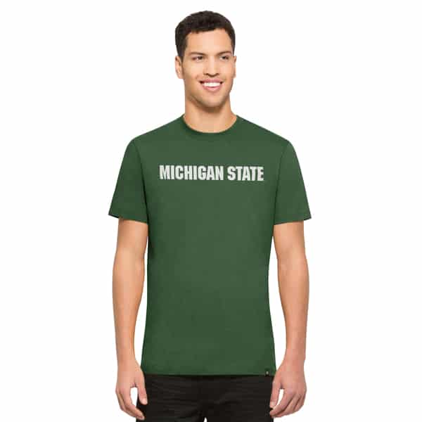 Michigan State Spartans Crosstown Mvp T-Shirt Mens Pine 47 Brand