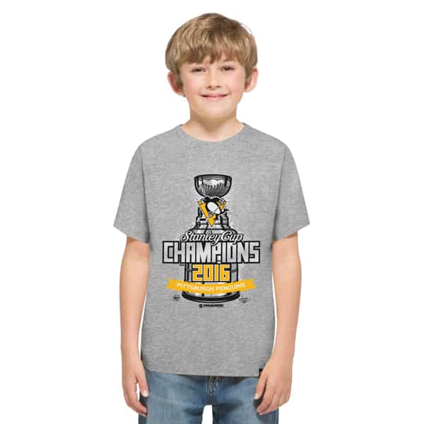 Pittsburgh Penguins Flanker T-Shirt Kids Slate Grey 47 Brand