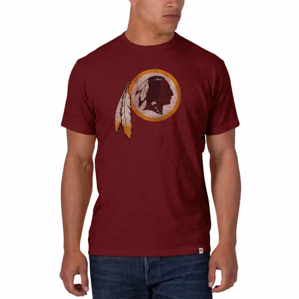 Washington Redskins Scrum T-Shirt Mens Cardinal 47 Brand