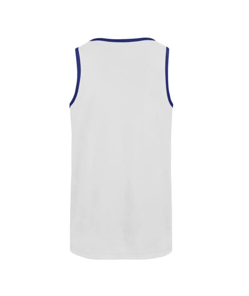 Los Angeles Dodgers Men's 47 Brand White Wash Tank Top - Image 2