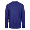 New York Mets Men's 47 Brand Blue Rival Long Sleeve T-Shirt Tee - Image 2