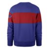 Buffalo Bills Men’s 47 Brand Blue Red Crew Long Sleeve Pullover - Image 2
