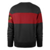 Chicago Blackhawks Men's 47 Brand Black Crew Long Sleeve Pullover - Image 2