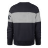 New York Yankees Men's 47 Brand Navy Crew Pullover Sweatshirt - Image 2