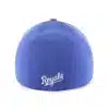 Kansas City Royals 47 Brand White Blue Freshman Franchise Fitted Hat - Image 2