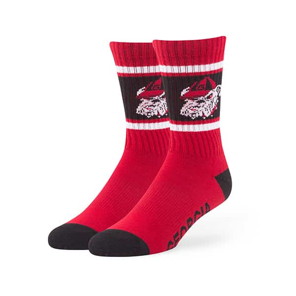 Georgia Bulldogs Duster Sport Socks Red 47 Brand
