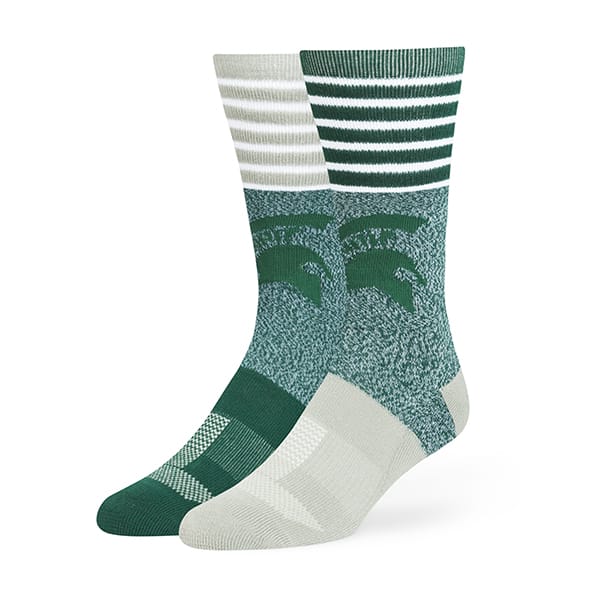Michigan State Spartans Vernon Fuse Socks Dark Green 47 Brand