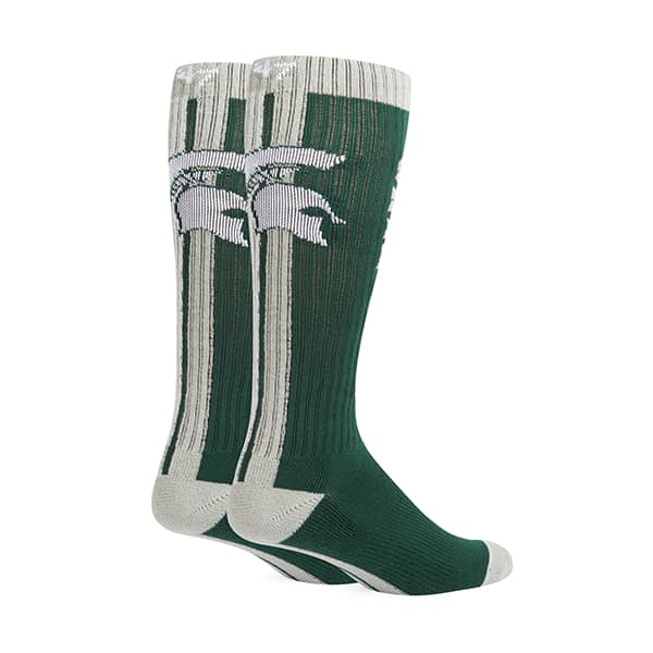 Michigan State Spartans Warner Sport Socks OTC Dark Green 47 Brand - Image 2