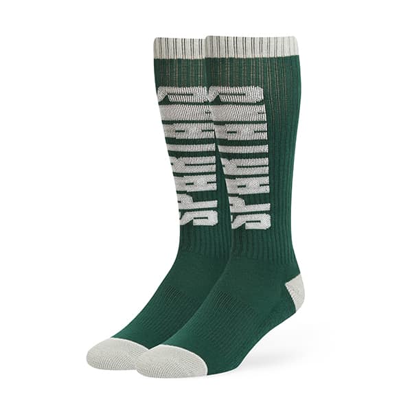 Michigan State Spartans Warner Sport Socks OTC Dark Green 47 Brand