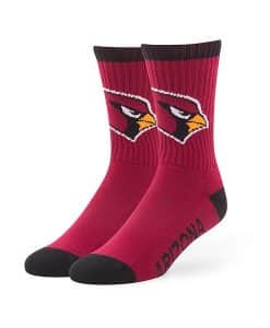 Arizona Cardinals Bolt Sport Socks Dark Red 47 Brand
