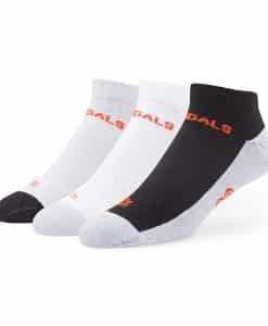 Cincinnati Bengals Rush Motion Low Cut Socks 3 Pack Tonal 47 Brand