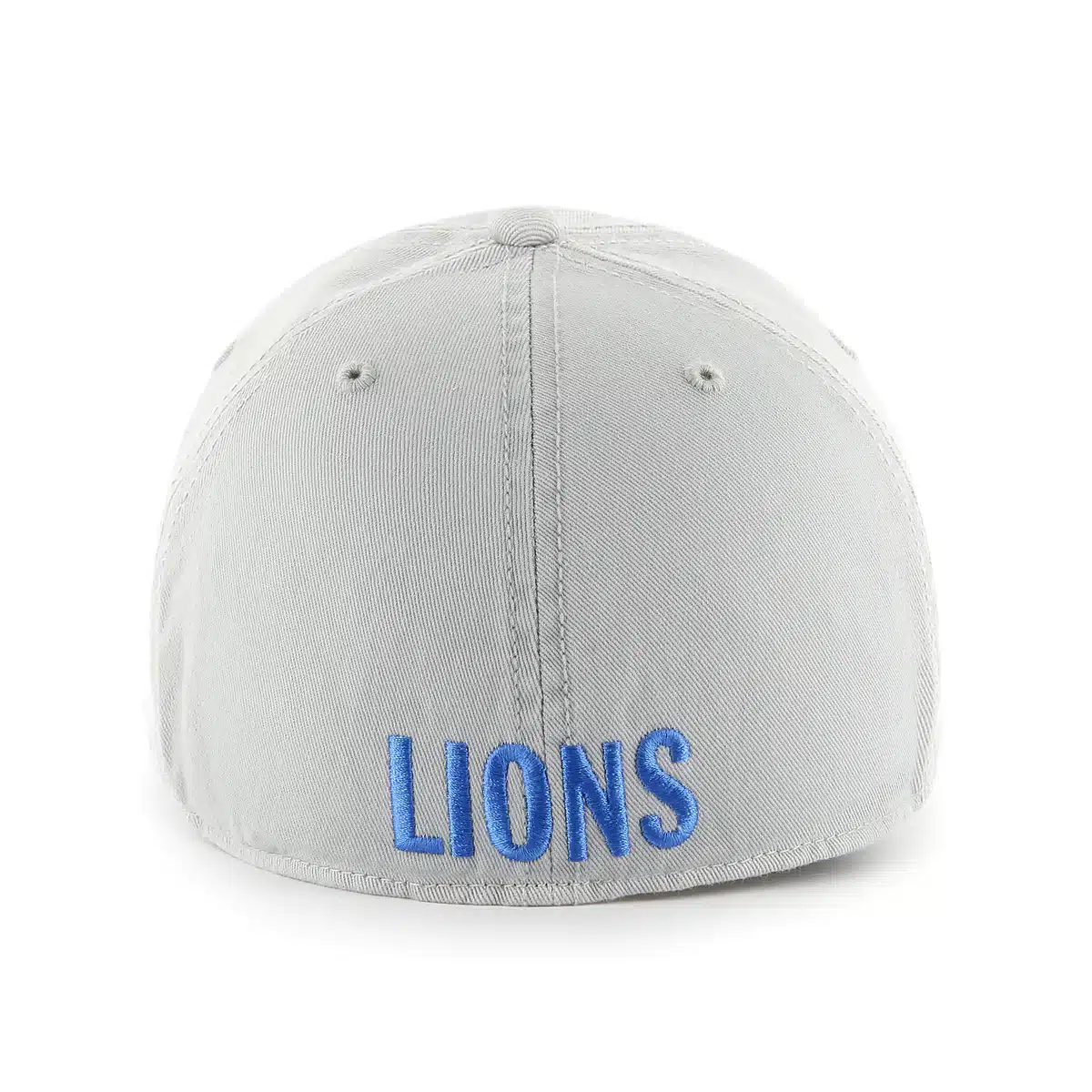 Detroit Lions 47 Brand Vintage Legacy Gray Franchise Fitted Hat - Image 2