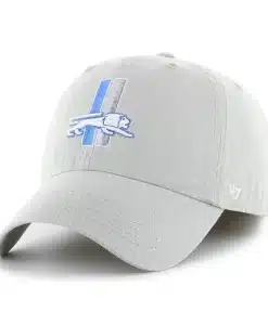 Detroit Lions 47 Brand Vintage Legacy Gray Franchise Fitted Hat