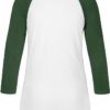 Michigan State Spartans Women's 47 Brand White Raglan Long Sleeve T-Shirt Tee - Image 2