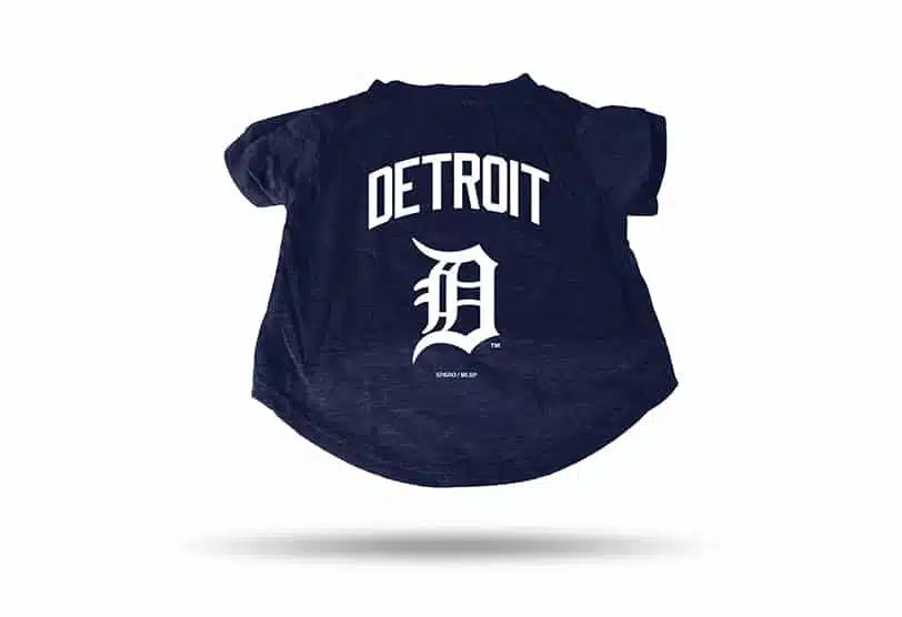 Detroit Tigers Navy Dog Tee