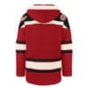 Detroit Red Wings Men's 47 Brand Vintage Red Black Pullover Jersey Hoodie - Image 2