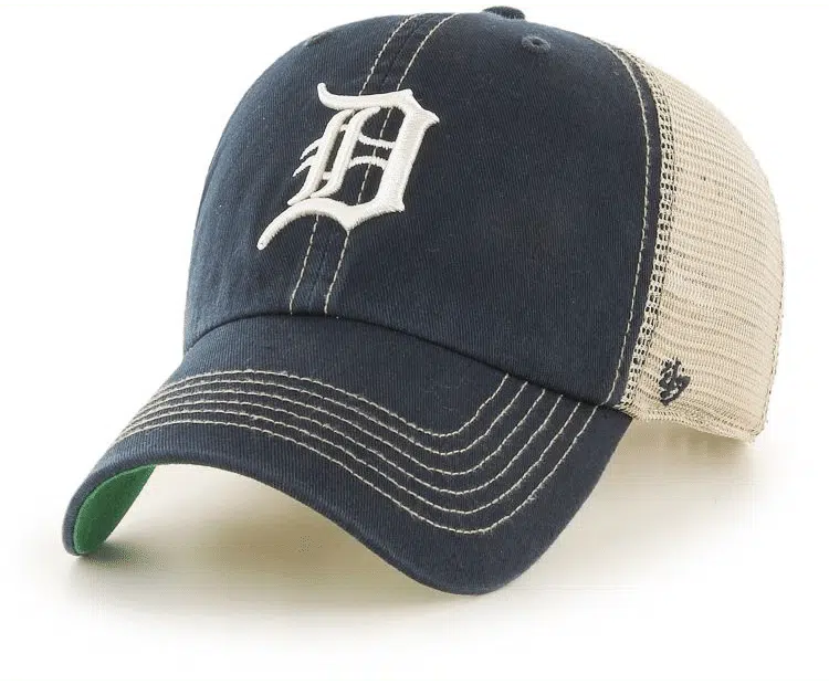 Detroit Tigers 47 Brand Trawler Navy Clean Up Adjustable Hat