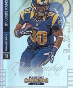 2014 Panini Contenders ZAC STACY CHAMPIONSHIP TICKET 32/99