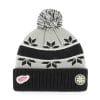 Original Six 47 Brand Rink Black Gray Cuff Knit Hat - Image 2