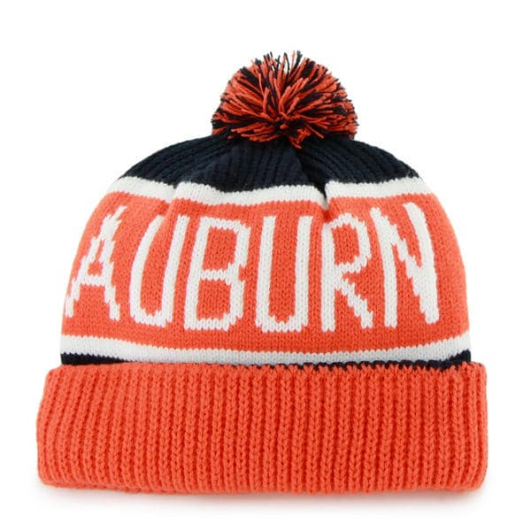 Auburn Tigers Calgary Cuff Knit Navy 47 Brand Hat - Image 2