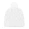 New England Patriots Women's 47 Brand White Fiona Cuff Knit Hat - Image 2