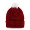 San Francisco 49ers Women's 47 Brand Red Fiona Cuff Knit Hat - Image 2