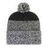 Kansas City Chiefs 47 Brand Black Static Cuff Knit Hat - Image 2
