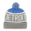 Detroit Lions 47 Brand Blue Raz Calgary Cuff Knit Hat - Image 2