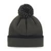 Boston Red Sox 47 Brand Baraka Charcoal Cuff Knit Hat - Image 2