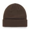 Cleveland Browns YOUTH 47 Brand Brown Raised Cuff Knit Hat - Image 2