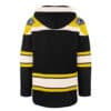 Boston Bruins Men's 47 Brand Black Pullover Jersey Hoodie - Image 2
