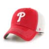 Philadelphia Phillies 47 Brand Red Trawler White Mesh Clean Up Snapback Hat