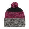 Indianapolis Colts Women's 47 Brand Black Static Cuff Knit Hat - Image 2