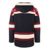 Boston Red Sox Men's 47 Brand Navy Pullover Jersey Hoodie - Image 2